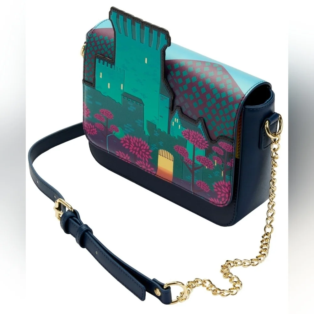 Loungefly Disney Brave Princess Merida Castle Crossbody Bag - Picture 5 of 5